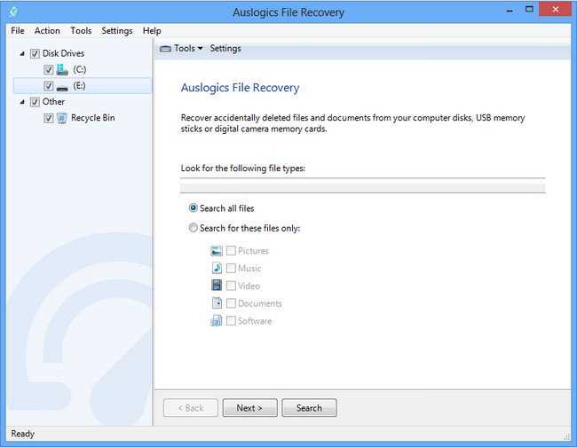 Скачать Auslogics File Recovery 11005 RePack  Portable бесплатно на русском